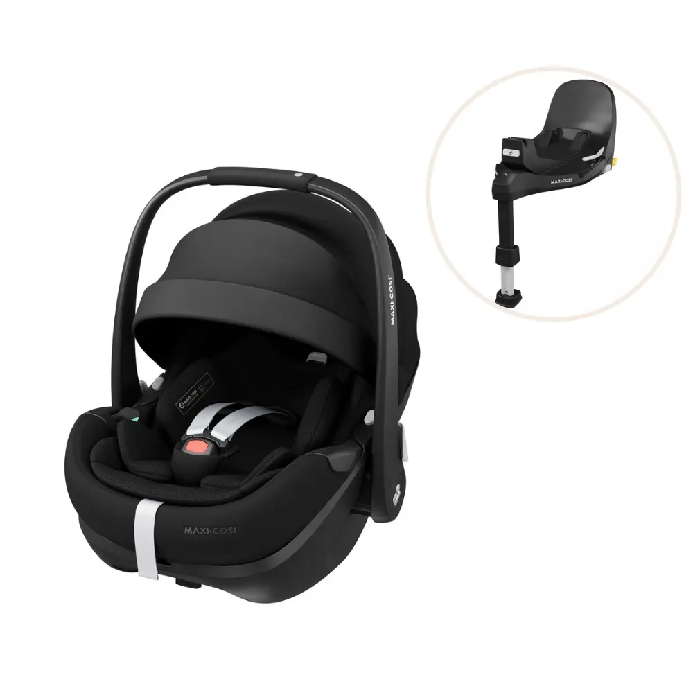 Maxi-Cosi Pebble 360 Pro2 Babyskydd inkl. Bas - Twillic Black | Bilbarnstolar - Babyskydd 0-13 Kg | BabyMode