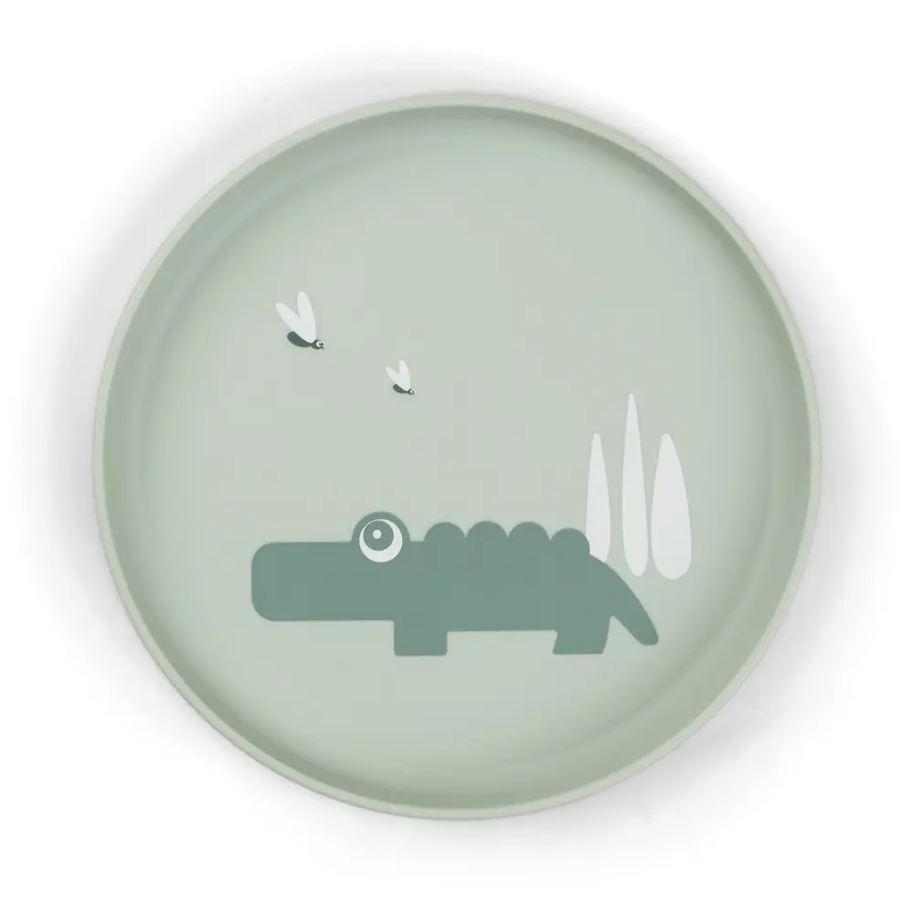 Tallrik - Croco Green | Baby & Barn - Äta - Barnserviser | BabyMode