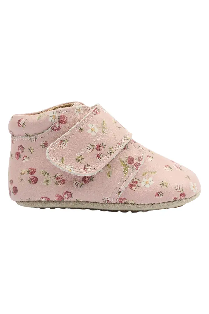 Piti Tofflor m. Tryck - Misty Rose Strawberry AOP - 26 | Barnskor - Inneskor & tofflor - Tofflor | BabyMode