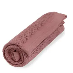 Filt Soft Grid EKO - Evening Rose | Barnrum - Textilier - Filtar & swaddlers | BabyMode