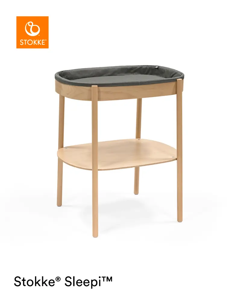 Stokke® Sleepi Skötbord - Natural | Barnrum - Möbler - Skötbord & byråer | BabyMode