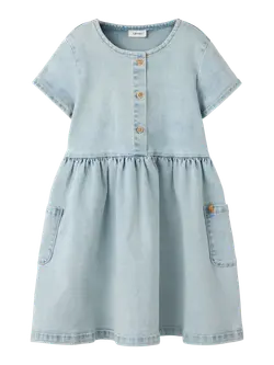 Frances Denim Klänning - Light Blue Denim | Kläder - Toppar - Klänningar - Klänningar | BabyMode
