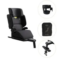 UP Arctic Mist Grey - inkl. Mugghållare, fotstöd och transportväska | Bilbarnstolar | BabyMode