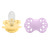 Nappar Infinity 2-pack Silikon symmetrisk - Butter/Violet Sky