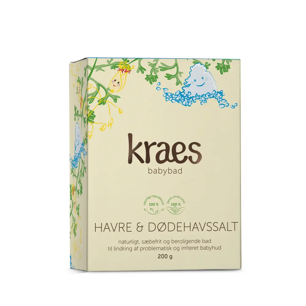 Kraes Babybad Med Havre/Döda Havet-Salt 200g | Baby & Barn - Sköta - Badkar & badtillbehör | BabyMode