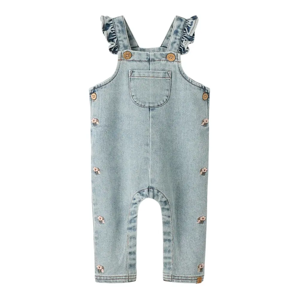 Darlee Denim Hängselbyxor- Medium Blue Denim - 56