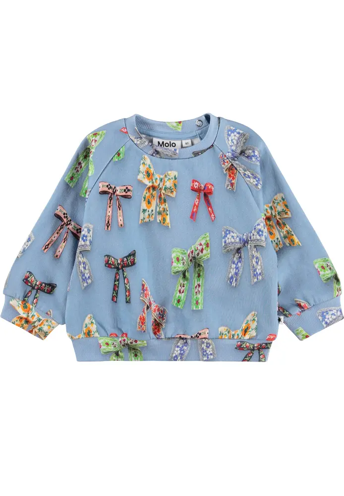 Molo Disc Sweatshirt - Mini Bows - 86