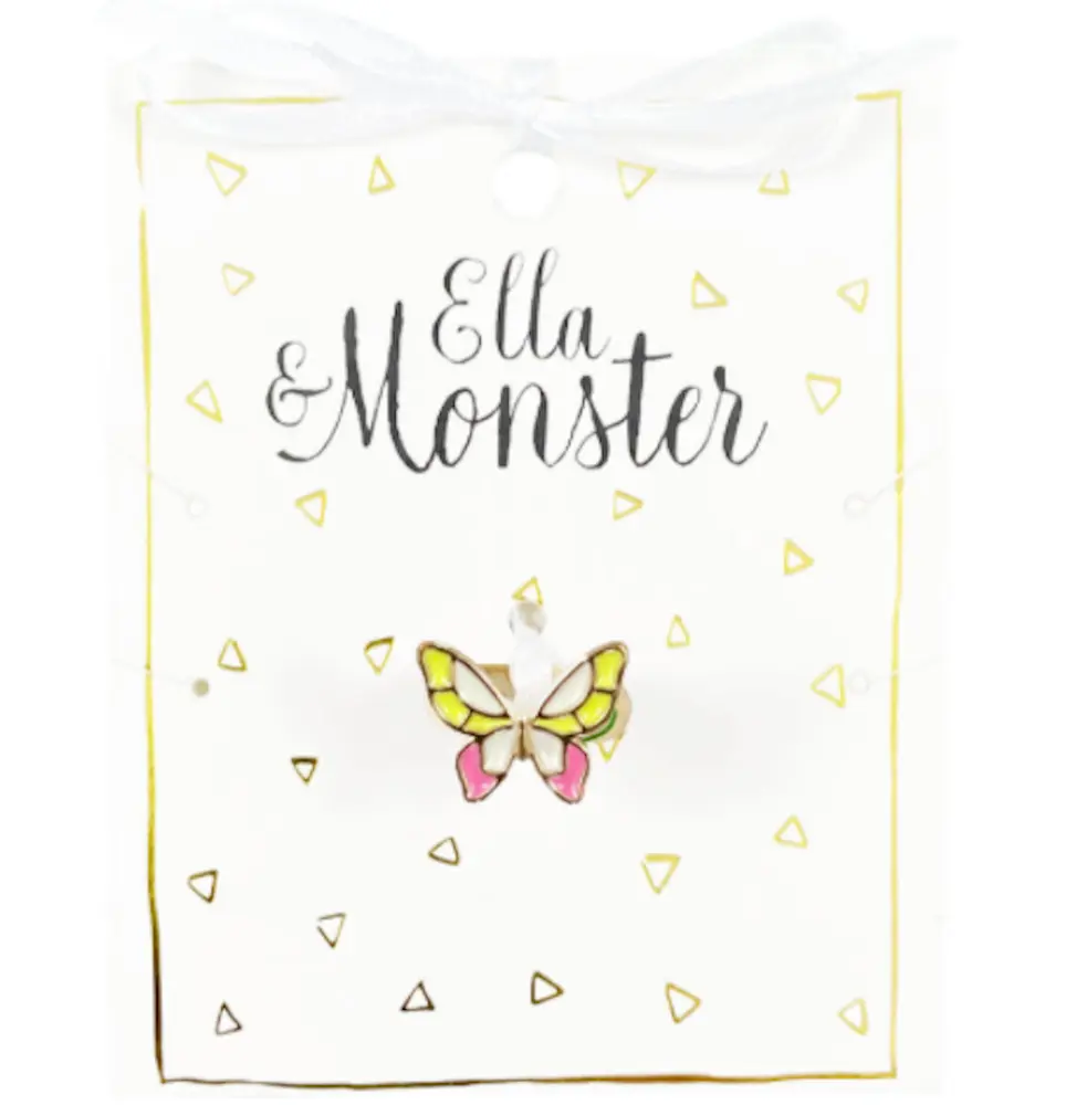 Ring Pink Butterfly | Barnkläder - Temakläder - Festkläder & tillbehör | BabyMode