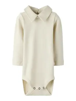 Fundo Lup Långärmad Body - Turtledove | Kläder - Temakläder - Julkläder | BabyMode