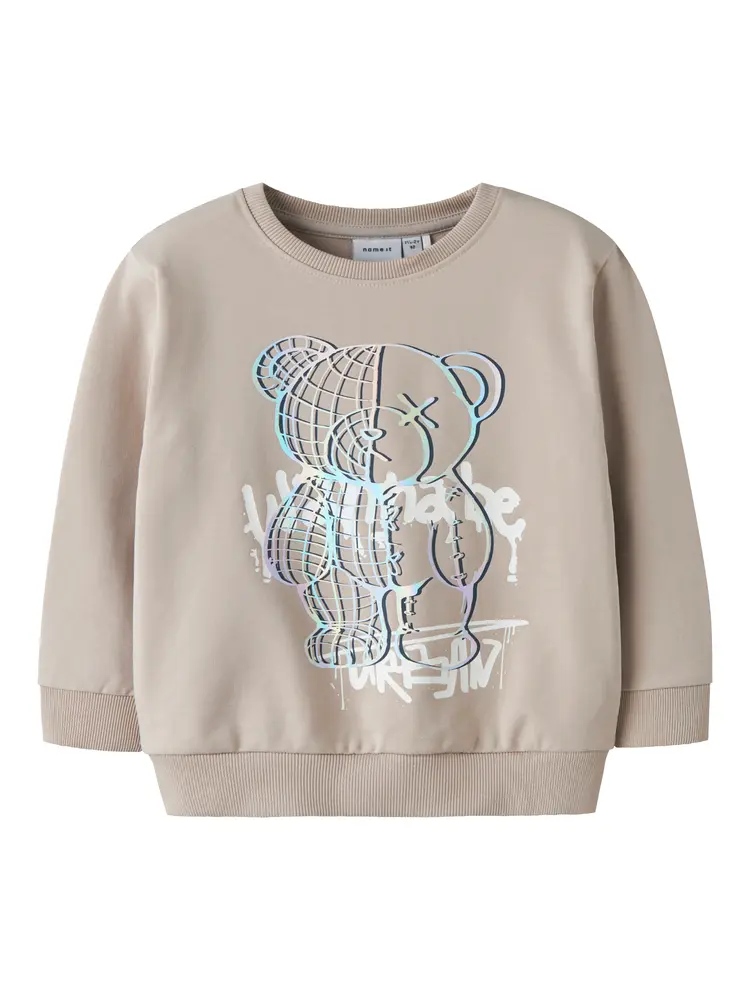 Donvu Sweatshirt - Chateau Gray - 116 | Barnkläder - Toppar - Koftor, västar & tröjor | BabyMode