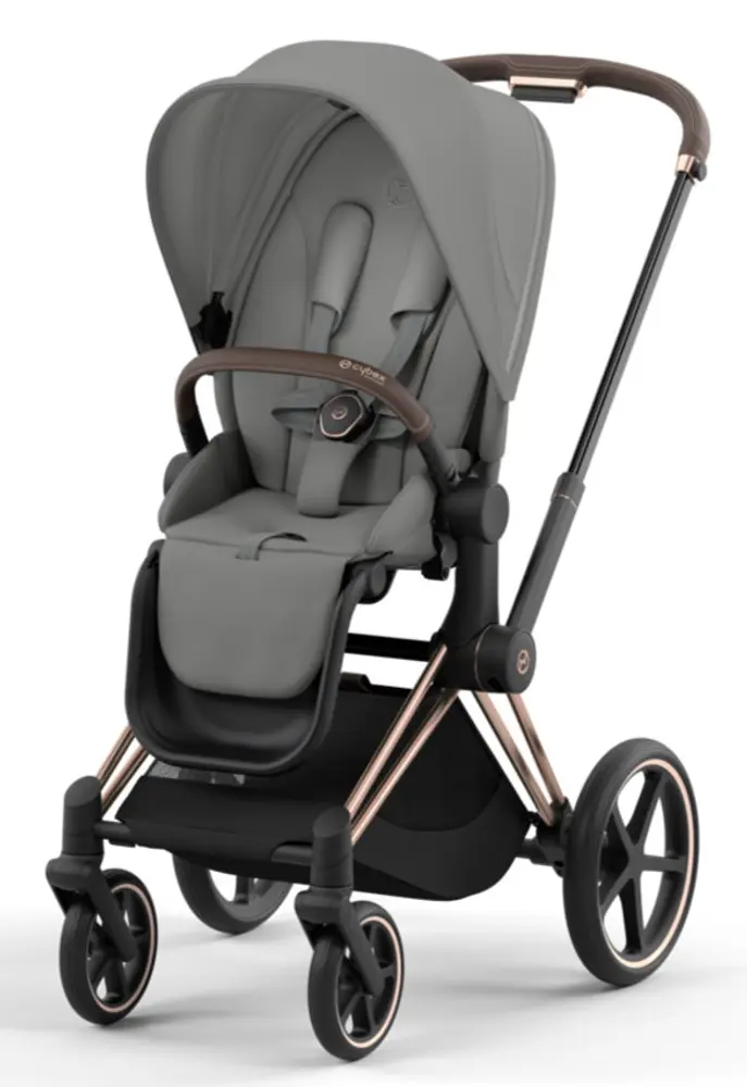 Priam Sittvagn - cozy beige/rosegold