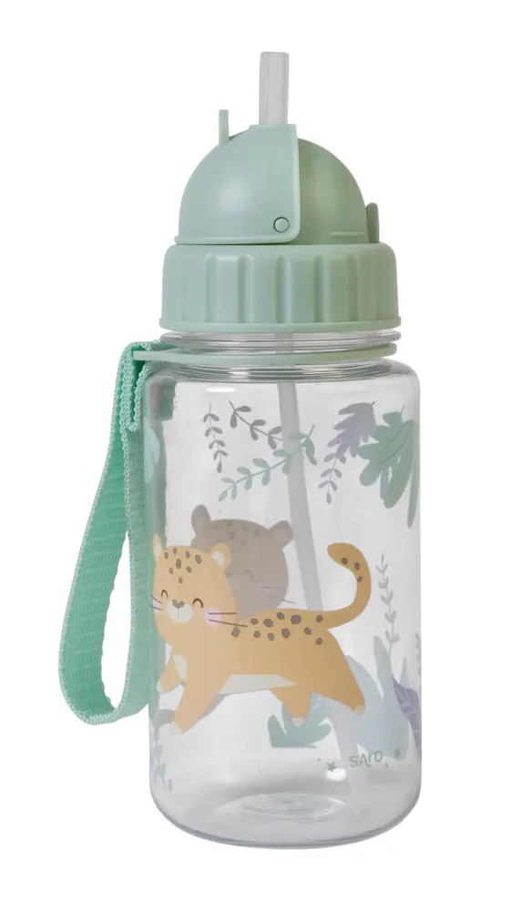 Saro Flaska m. Sugrör - Hunter Mint | Baby & Barn - Äta - Matlådor & vattenflaskor | BabyMode