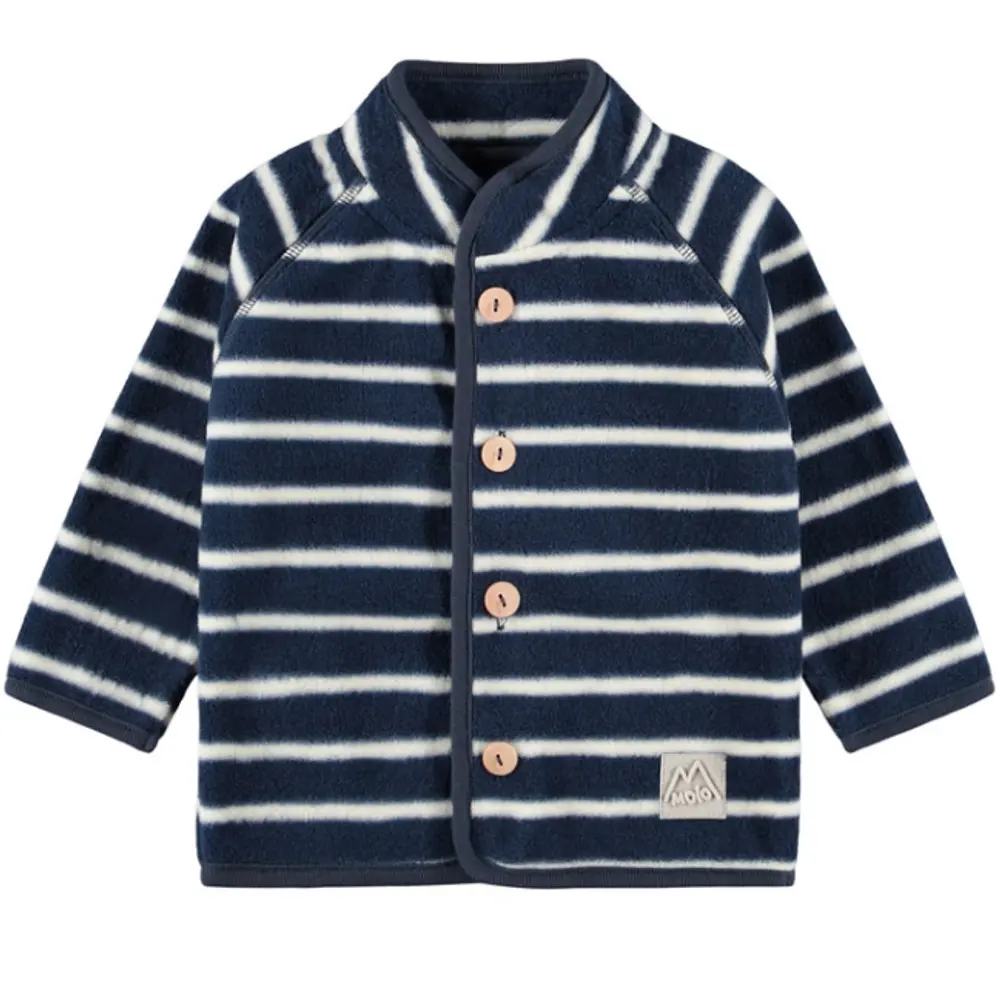 Molo Uli Fleece Jacka - Infinity Stripe - 92