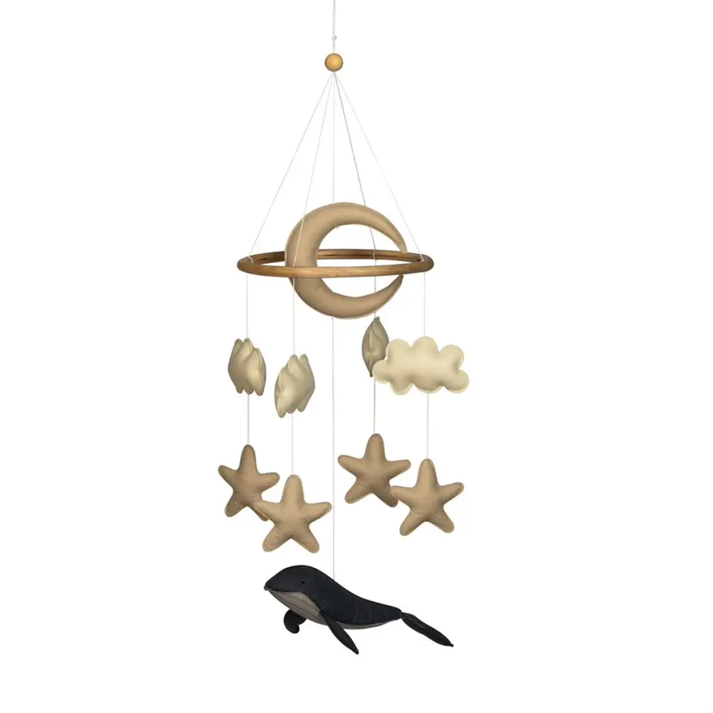 Speldosa Val - Whale | Barnrum - Inredningsdetaljer - Sängmobiler - Dekorativa mobiler | BabyMode