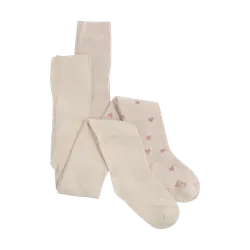 Strømpebukser 2-pak - Burnished lilac | Kläder - Strumpor & strumpbyxor - Strumpbyxor | BabyMode