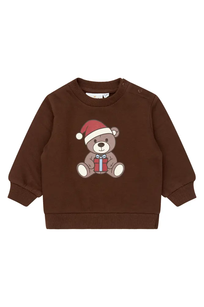 The New Siblings Holiday Sweatshirt - Chestnut - 68