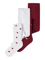 Name It Vichristmas Strumpbyxor 2-Pack - Bright White