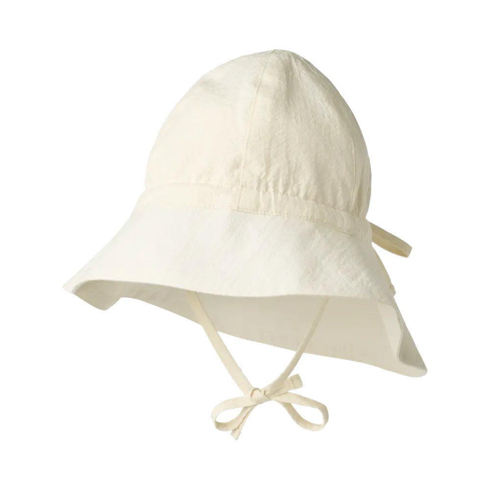 Chloe Sunhatt - Ivory - 40-43CM | Barnkläder - Mössor, vantar och tossor - Solhattar | BabyMode