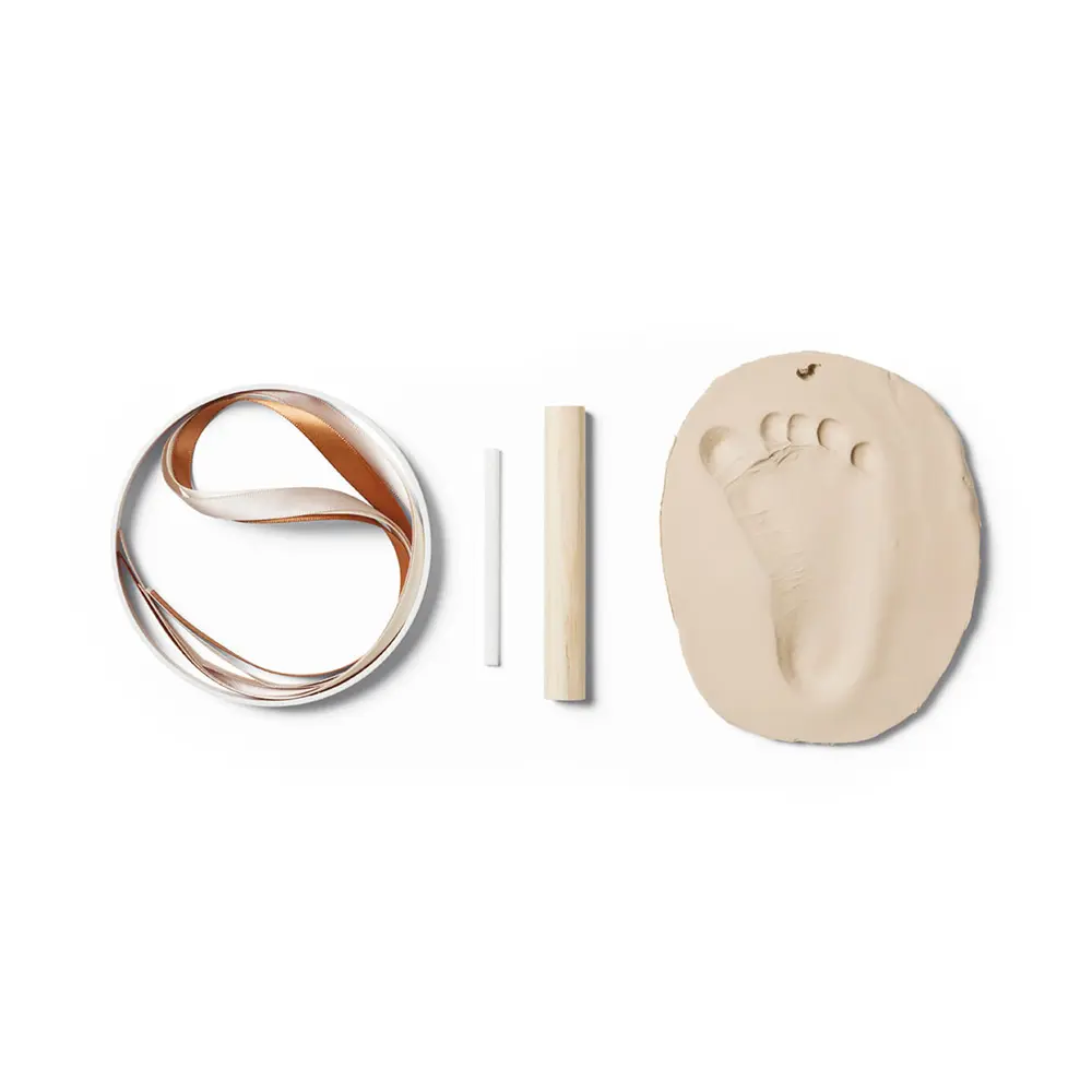 Hand och Fotavtryck Lera - Upphängning - Beige | Leksaker - Kreativ lek - Hand- och fotavtryck | BabyMode