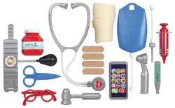 Medicinväska med 17 delar | Leksaker - Köksleksaker & hemmalek - Hem & yrkesleksaker | BabyMode