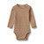Wheat Freddie Långärmad Body - Warm Hazel Stripe