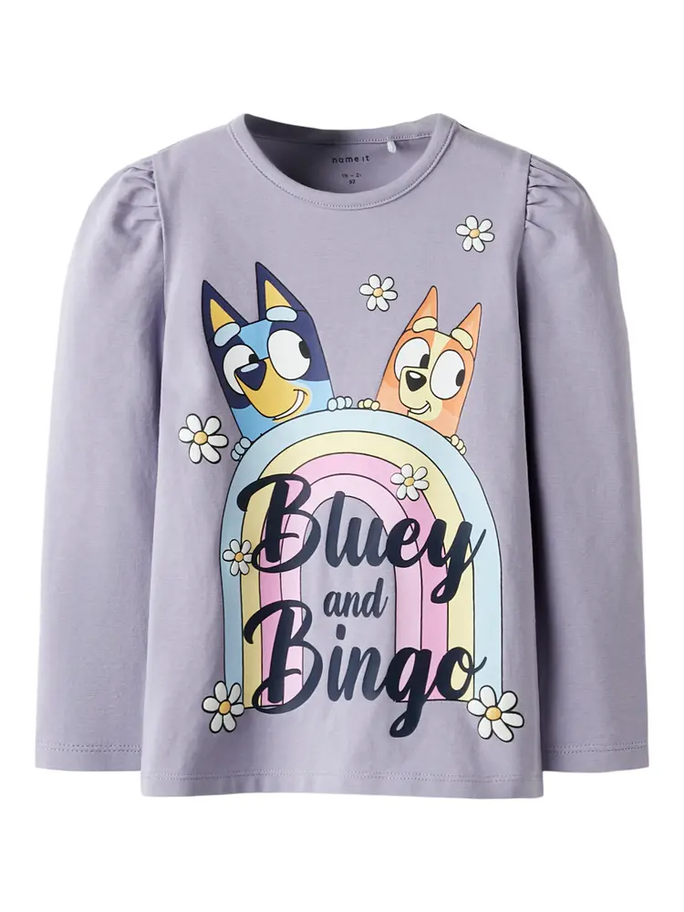 Jessie Bluey Tröja - Lavender gray - 116 | Barnkläder - Toppar - Blusar | BabyMode