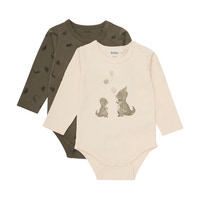 Långärmad Body 2-pack Tarmac