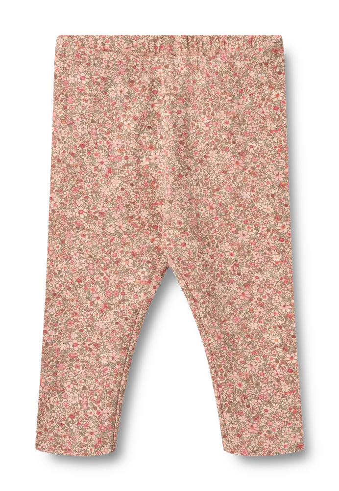 Jersey Leggings Jules - Rose Dust Flower Meadow - 9 MDR.