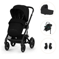 Cybex Talos Barnvagn Inkl. Aton B2 Med Bas Och Adapter - Moon Black/Black