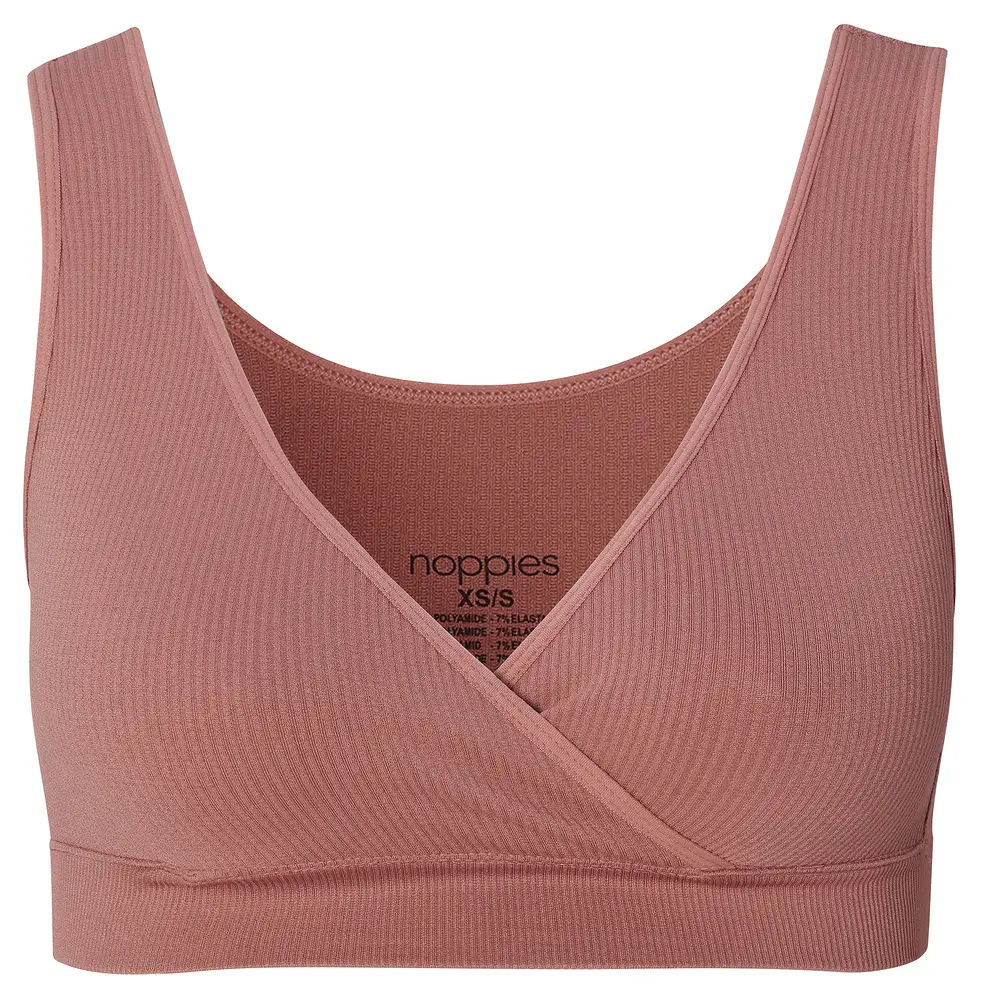 Noppies Gayla Sömlös Amningstopp - Burlwood - XL\XXL | Graviditet & Amning - Amning - Amnings-BH | BabyMode
