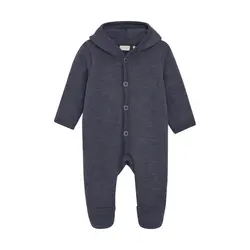 Hush Babyoverall Ull Dark Grey Melange - Odyssey Gray Melange