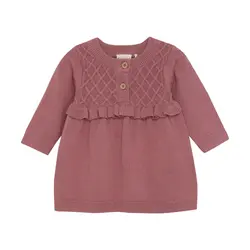 Stickad Klänning - Wistful Mauve | Kläder - Toppar - Klänningar | BabyMode