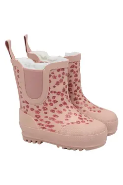 Kort Fodrad Gummistövel - Anemone | Skor - Fodrade stövlar - Korta fodrade stövlar | BabyMode