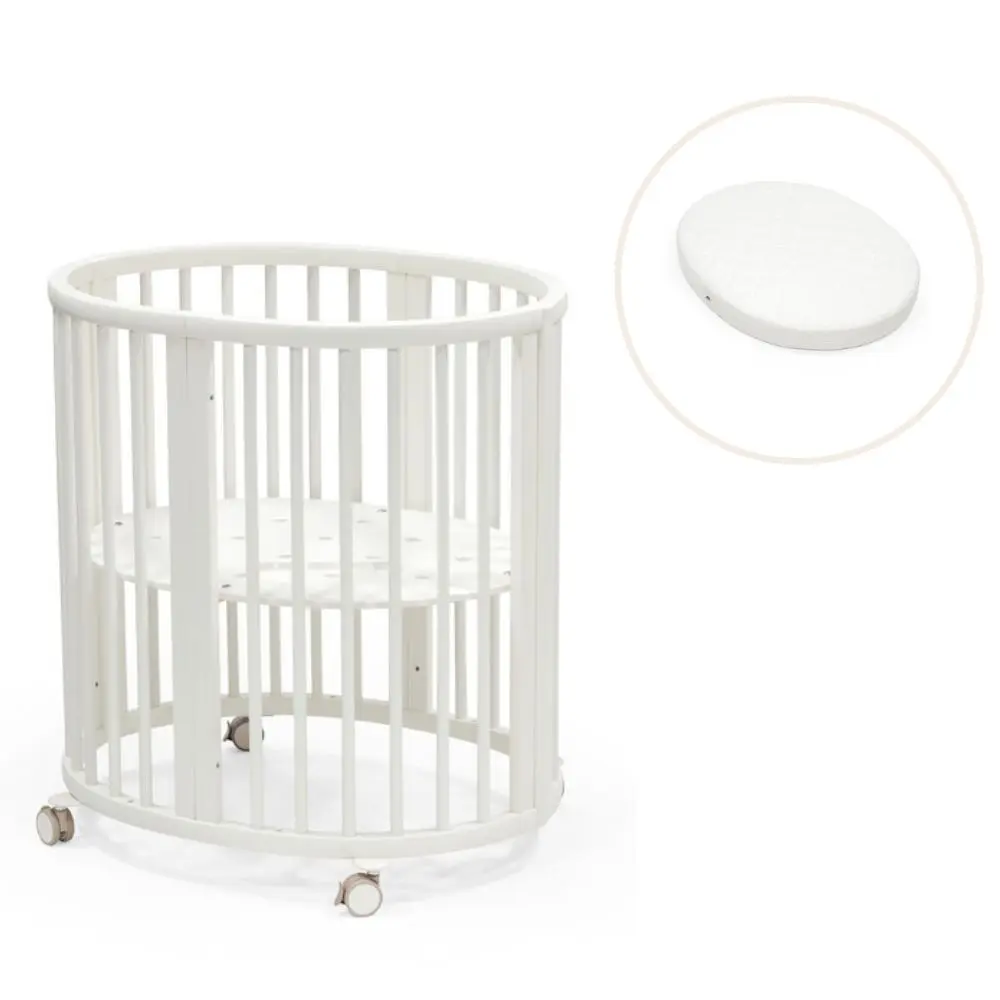 Stokke&reg; Sleepi Mini V3 Spj&auml;ls&auml;ng Med Madrass - White