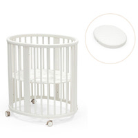 Stokke® Sleepi Mini V3 Spjälsäng Med Madrass - White 