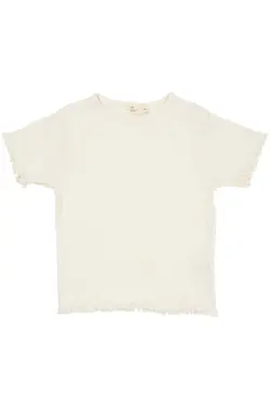 Sommer pointelle t-shirt - CREAM | Kläder - Toppar - T-shirts & toppar | BabyMode