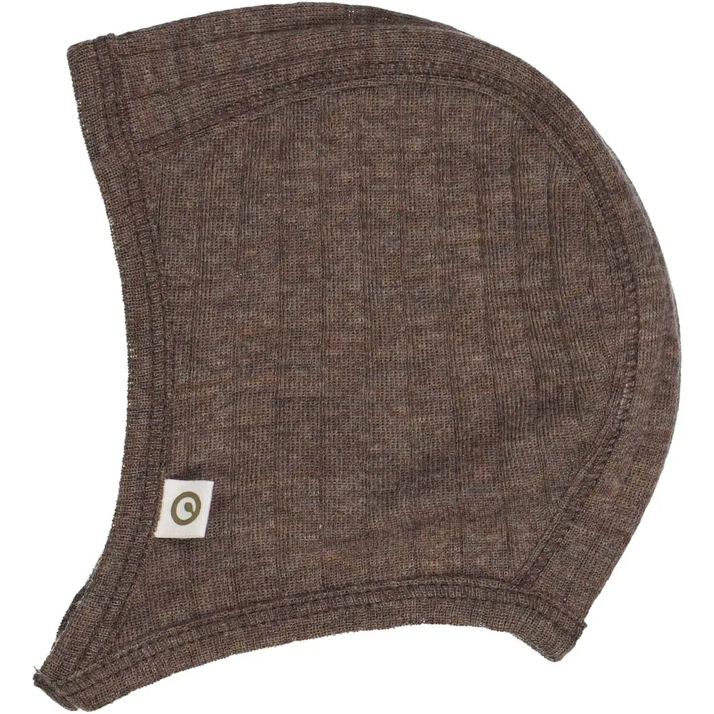 Babymössa Woolly Merinoull - Walnut Melange - 44/50 | Barnkläder - Ull - Ullmössor, ullvantar och ulltossor | BabyMode