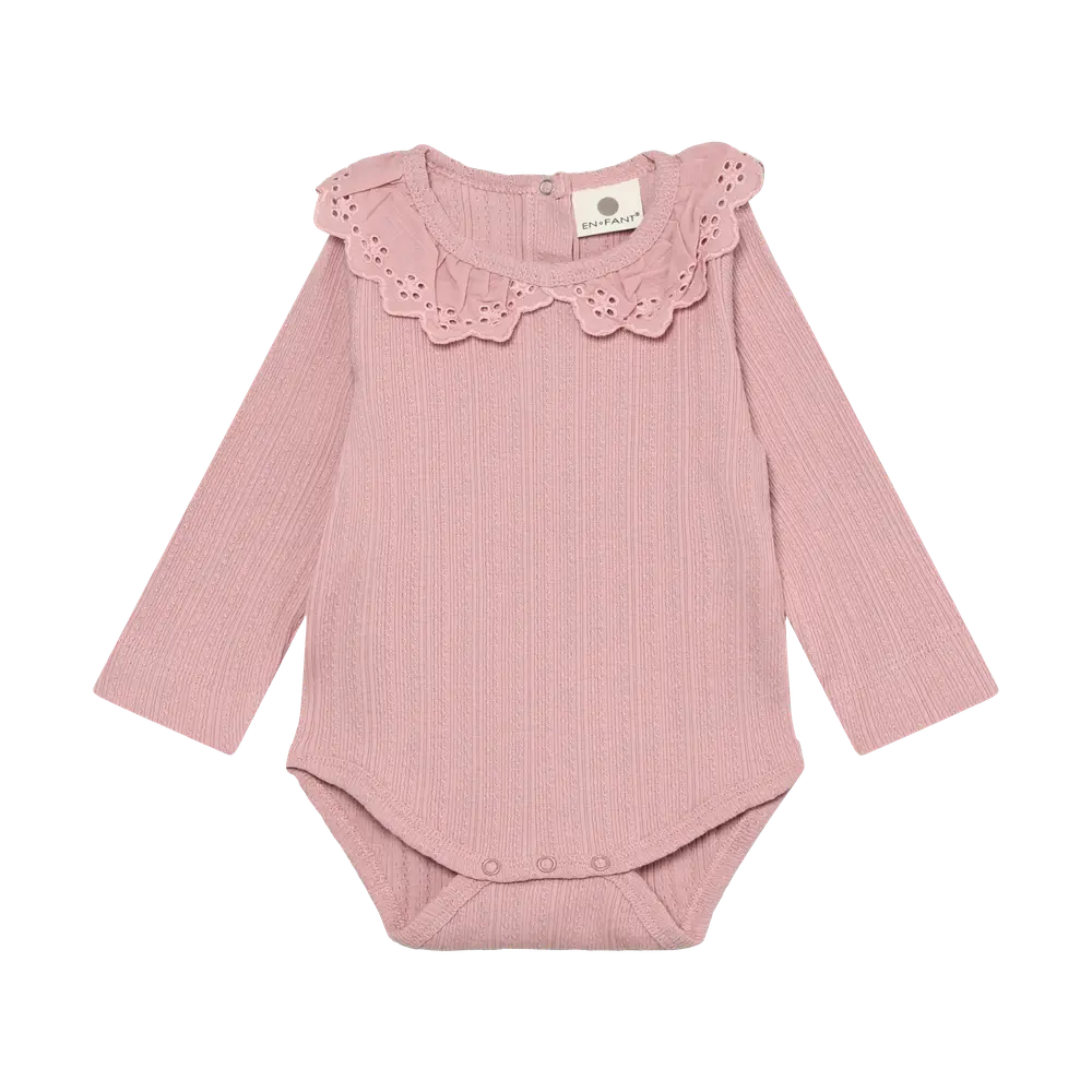Långærmet Pointelle Body - Zephyr - 92 | Barnkläder - Bodys & overaller - Långärmad body | BabyMode