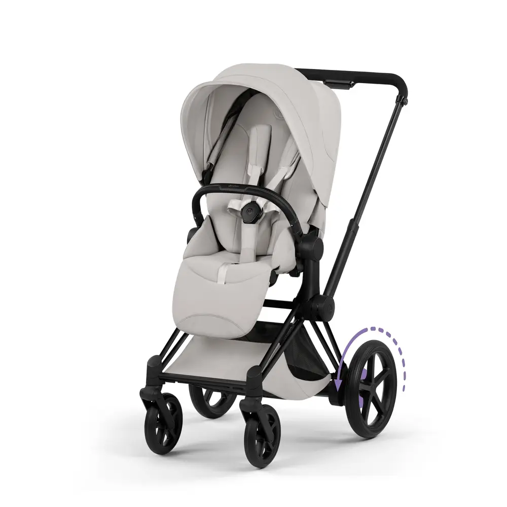 Cybex e-Priam Style Sittvagn - Sepia Black/Matt Black