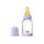 Nappflaska Glas Baby Latex Slow Flow - Violet Sky
