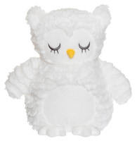 Värmedjur Teddy Uggla - White