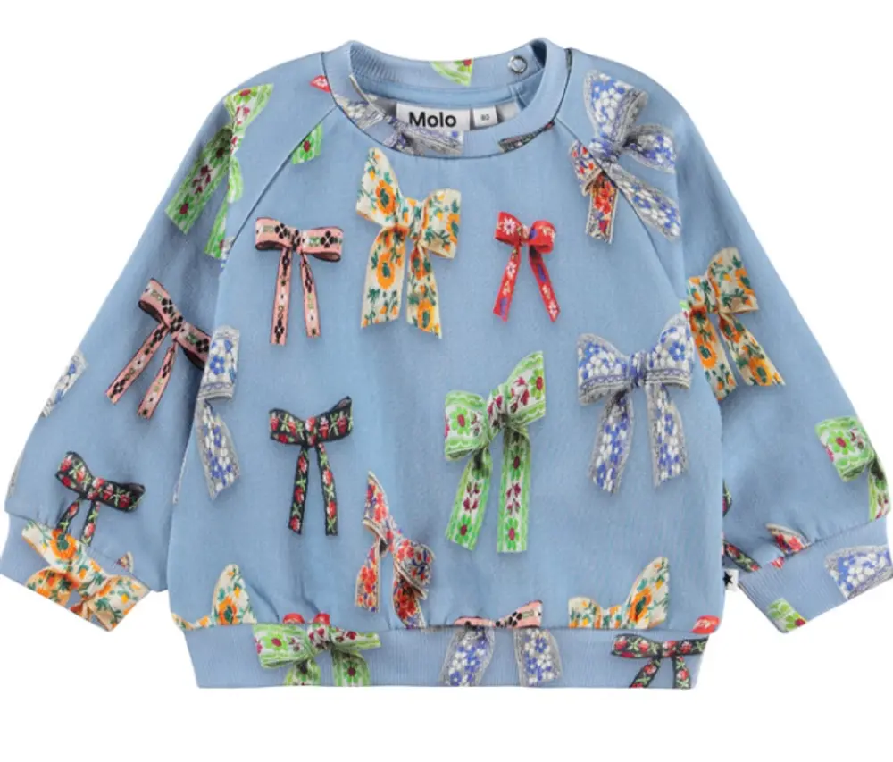 Molo Disc Sweatshirt - Mini Bows - 86