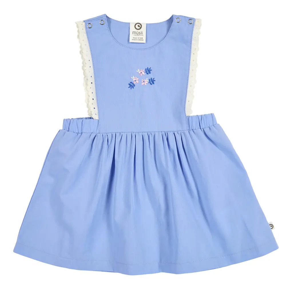 Spring Pinafore Klänning - Shell blue - 80 | Barnkläder - Toppar - Klänningar - Klänningar | BabyMode
