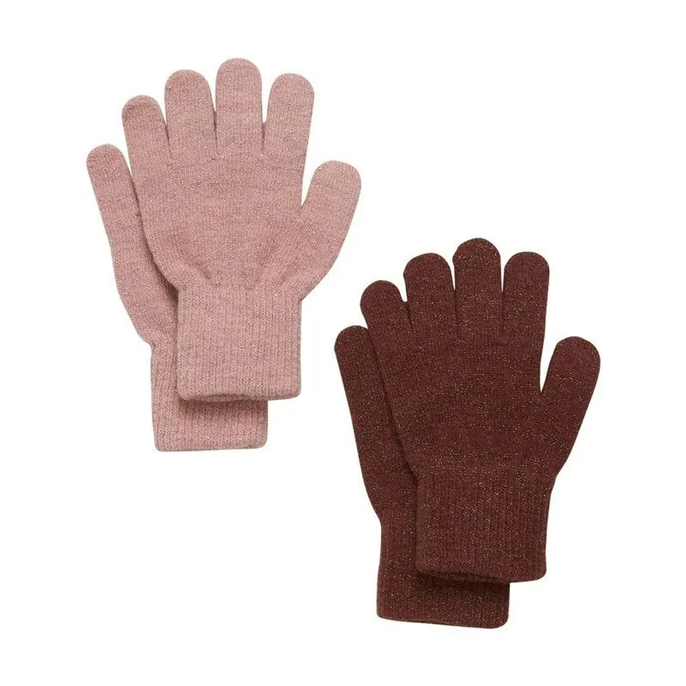 Magiska Glittervantar 2-pack - 645 - 1-2 år