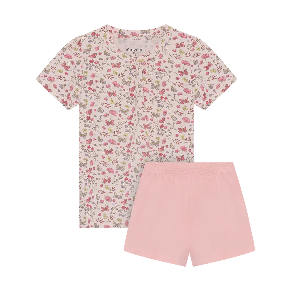 T-shirt och Shorts Set - Raindrops on Roses - 116 | Barnkläder - Set & Multipack - Shorts | BabyMode