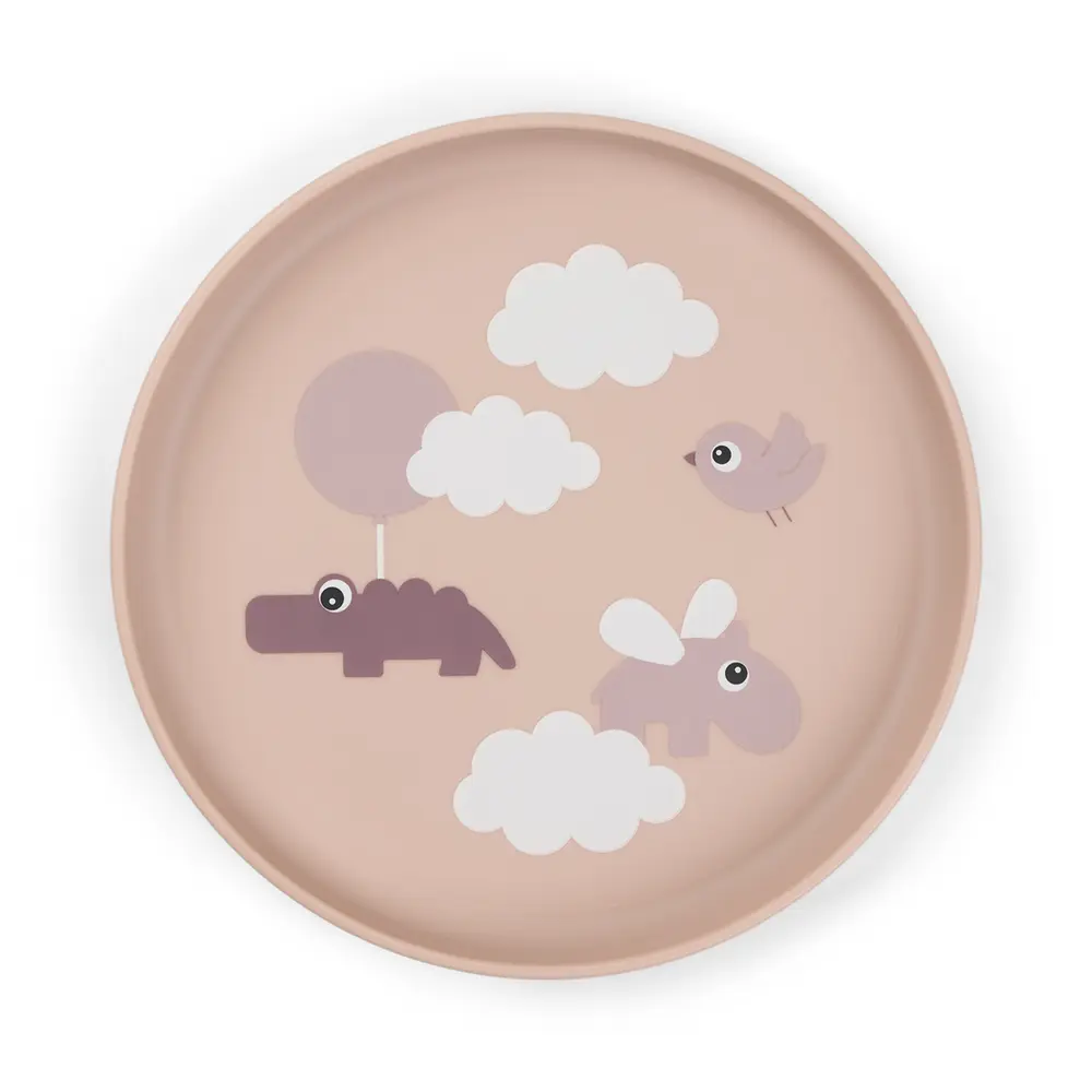 Tallrik - Happy Clouds Powder | Baby & Barn - Äta - Barnserviser | BabyMode