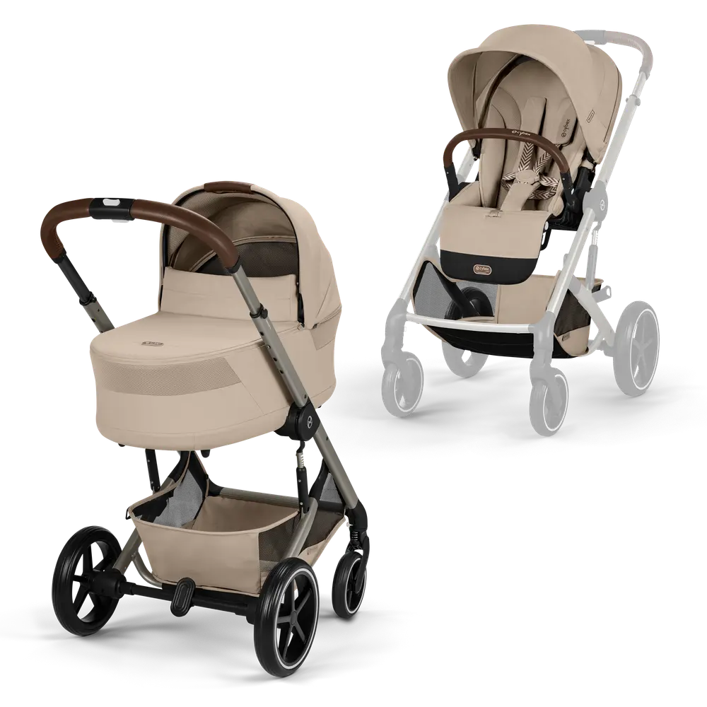 Cybex Balios S Lux Inkl. Hopfällbar Liggdel - Almond Beige