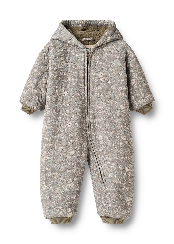 Wheat Krammo Termooverall - Grey Stone Flowers - 86