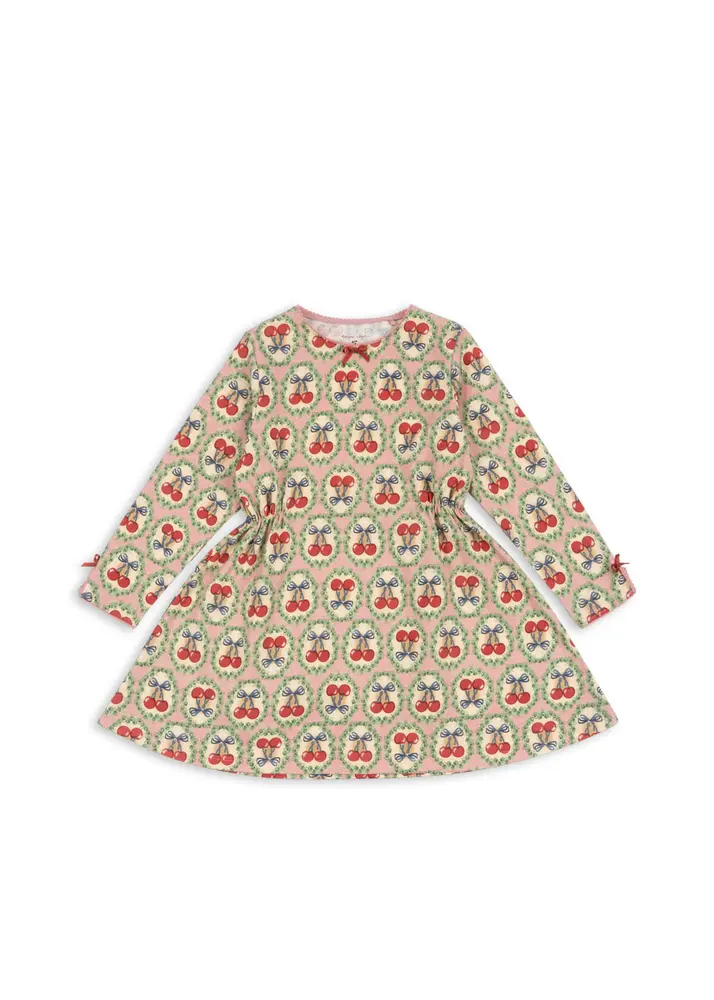 Drey Klänning - Cherry bow - 3 ÅR | Barnkläder - Temakläder - Julkläder | BabyMode