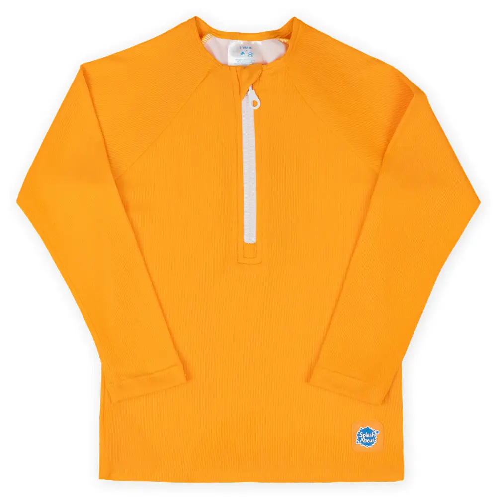 Premium Rash Badtröja - ORANGE - 1-2 ÅR | Barnkläder - Badkläder - Badshorts & badtoppar | BabyMode